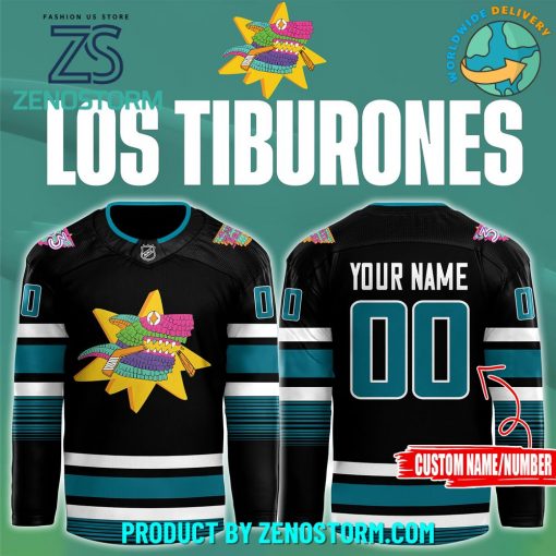 San Jose Sharks x Los Tibs 2024 Hockey Jersey