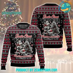 Santa Claus World Tour 2024 Ugly Christmas Sweater