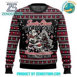 Santa Claus World Tour 2024 Ugly Christmas Sweater