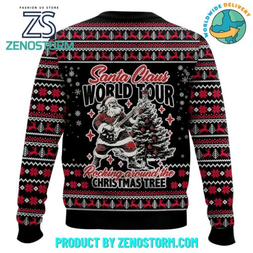 Santa Claus World Tour 2024 Ugly Christmas Sweater