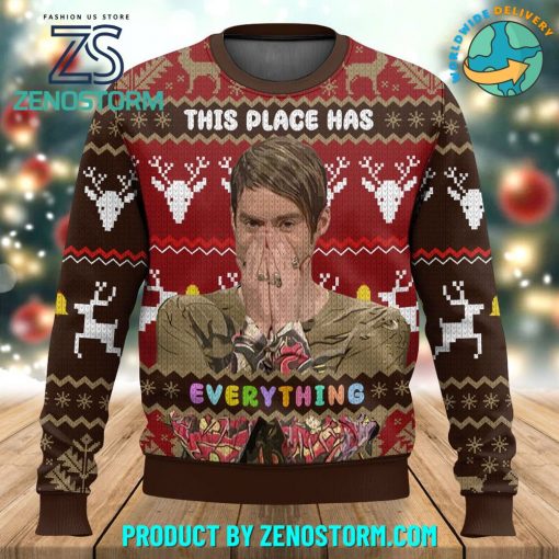 Saturday Night Live Stefon Ugly Christmas Sweater