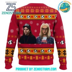 Saturday Night LiveWaynes World Christmas Ugly Sweater