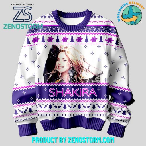 Shakira I Saw A Champions In Your Eyes Ugly Christmas Sweater