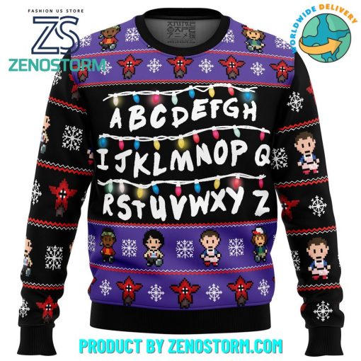 Stranger Things 2024 Merry Christmas Ugly Sweater