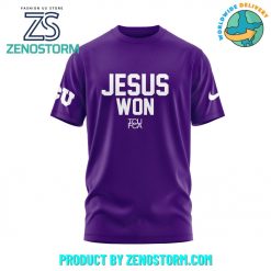 TCU Horned Frogs Football Jesus Won 2024 Shirt