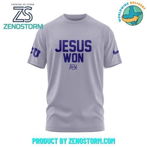 TCU Horned Frogs Football Jesus Won Limited Edition Shirt