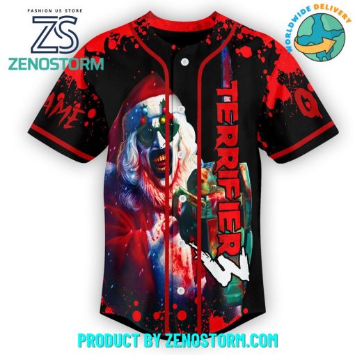 Terrifier 3 Art The Clown Out Of Style Customized Baseball Jersey