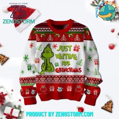 The Grinch Just Waiting For Christmas 2024 Sweater