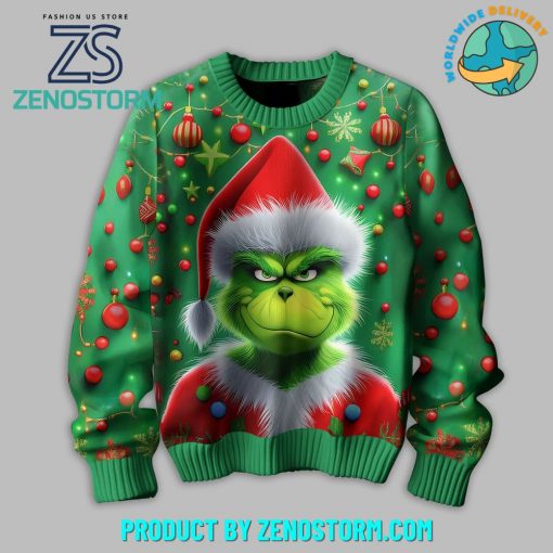 The Grinch Merry Christmas 2024 Limited Ugly Sweater