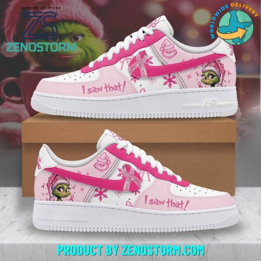 The Grinch Tackle Breast Cancer Pink Out Air Force 1