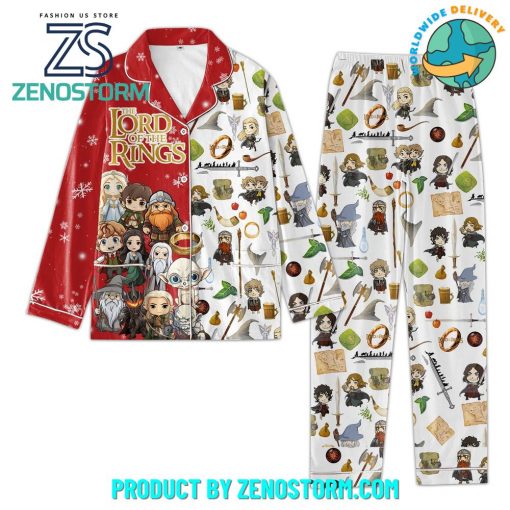 The Lord of The Rings Merry Christmas 2024 Pajamas Set