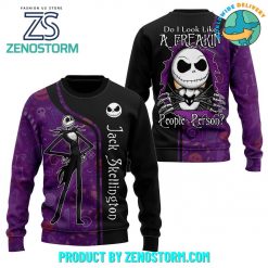 The Nightmare Before Christmas Jack Skellington Hoodie Zip Hoodie Sweatshirt