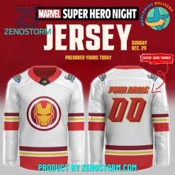 Toledo Walleye Marvel Super Hero Night 2024 Hockey Jersey