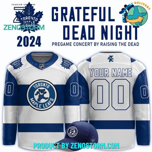 Toronto Maple Leafs x Grateful Dead Night 2024 Hockey Jersey