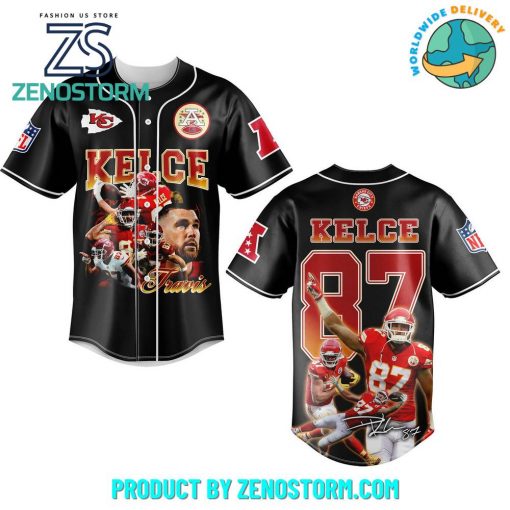 Travis Kelce Kansas City Chiefs Baseball Jersey