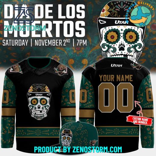 Utah Grizzlies x Dia de los Muertos Night 2024 Hockey Jersey