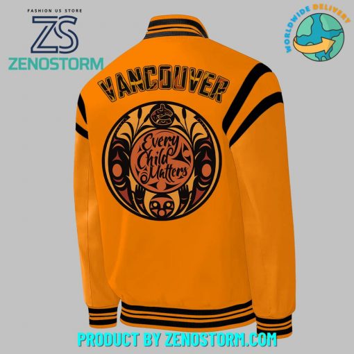 Vancouver Canucks Truth and Reconciliation Baseball Jacket