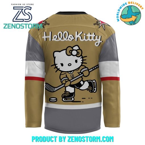 Vegas Golden Knights X Hello Kitty Hockey Jersey 2024