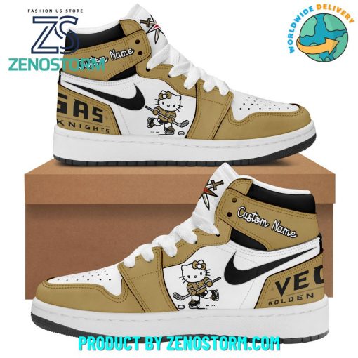 Vegas Golden Knights X Hello Kitty Personalized Air Jordan 1