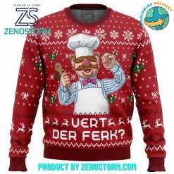 Vert Der Ferk The Muppet Show Ugly Christmas Sweater