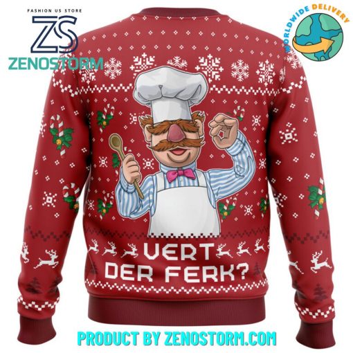 Vert Der Ferk The Muppet Show Ugly Christmas Sweater