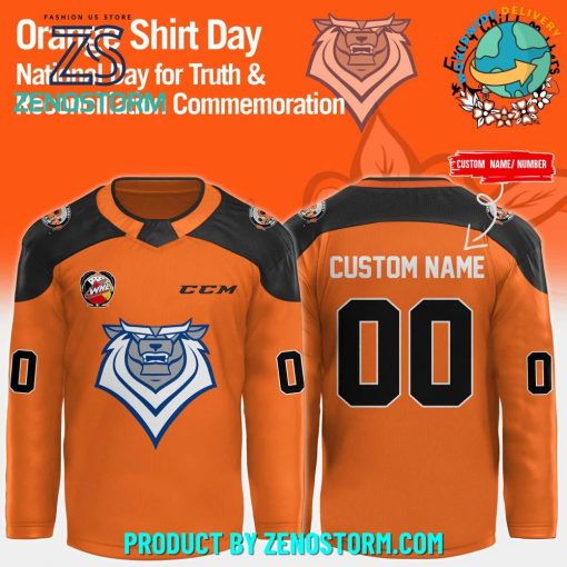 Victoria Royals Orange Special Custom Name Hockey Jersey