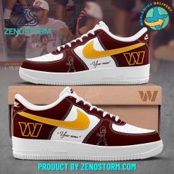 Washington Commanders Jayden Daniels Custom Name Air Force 1