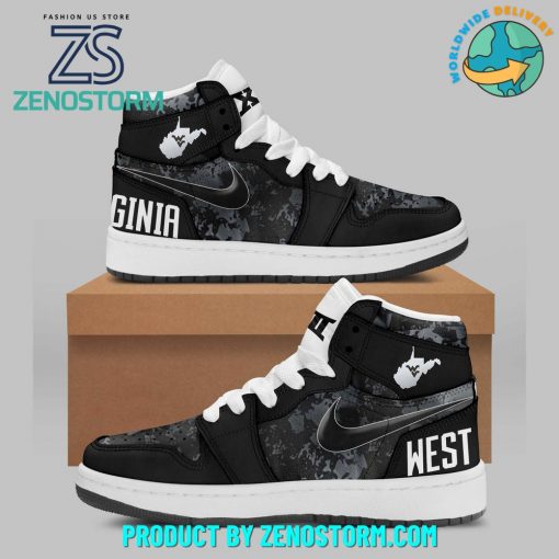 West Virginia 2024 Coal Rush Blackout Limited Air Jordan 1