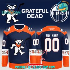 2024 Edmonton Oilers x Grateful Dead Night Hockey Jersey