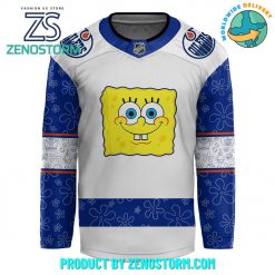 2024 Edmonton Oilers x Spongebob 25th Anniversary Hockey Jersey