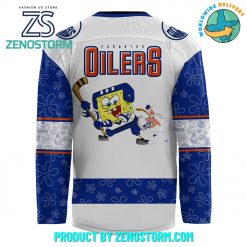 2024 Edmonton Oilers x Spongebob 25th Anniversary Hockey Jersey