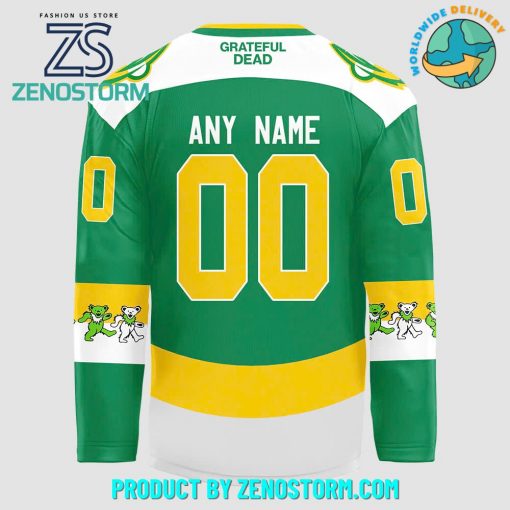 2024 Minnesota Wild x Grateful Dead Night Hockey Jersey