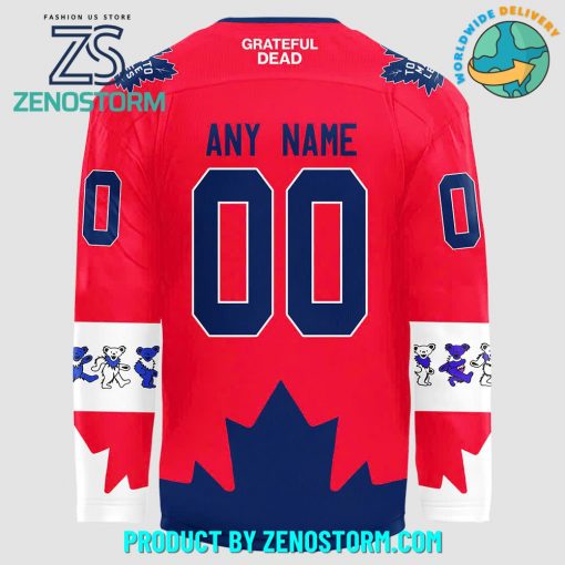 2024 Toronto Maple Leafs x Grateful Dead Night Hockey Jersey