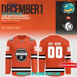 Anaheim Ducks 2024 Law Enforcement Appreciation Night Hockey Jersey