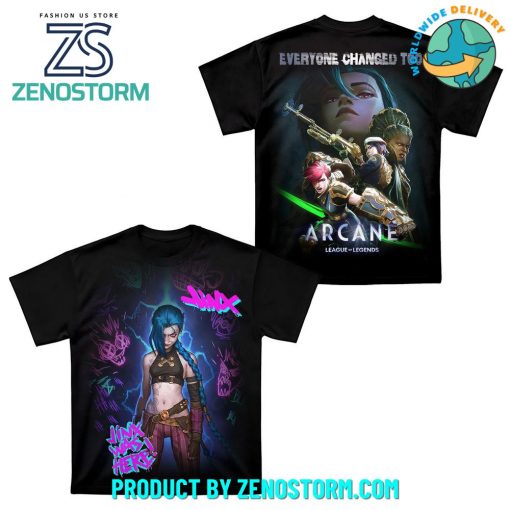 Arcane League of Legends Everyone Changed Too Oversize Shirt