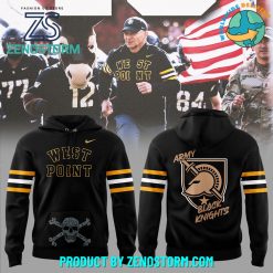 Army Black Knights Coach Jeff Monken Black Hoodie, Pants, Cap