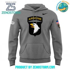 Army Black Knights Football 101st Airborne Bastogne Hoodie