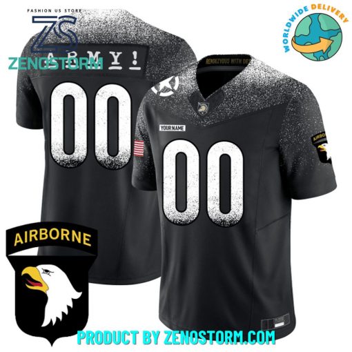 Army Black Knights x 101st Airborne Division Honoring 24/25 Black Football Jersey