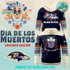 Carolina Panthers 2024 NFL Dia De Los Muertos Hoodie