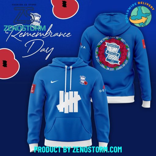 Birmingham City FC Remembrance Day Hoodie 2024