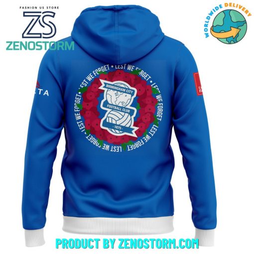 Birmingham City FC Remembrance Day Hoodie 2024