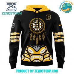 Boston Bruins 2024 NHL Native American Heritage Month Hoodie