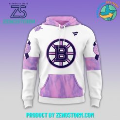 Boston Bruins Fanatics Hockey Fights Cancer Practice Hoodie, Cap