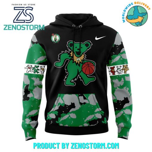 Boston Celtics x Grateful Dead Night Nike Hoodie, Pants, Cap