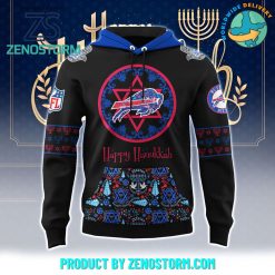 Buffalo Bills NFL Happy Hanukkah Holiday New Hoodie