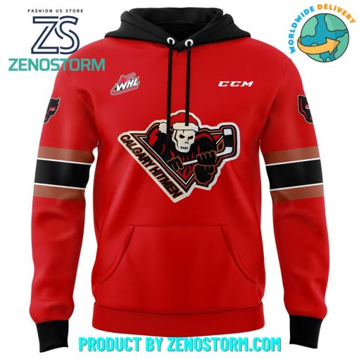 Calgary Hitmen Teddy Bear Toss Hoodie