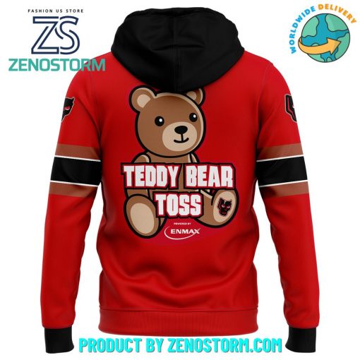 Calgary Hitmen Teddy Bear Toss Hoodie