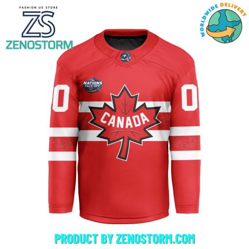 Canada National Ice Hockey Team 4 Nations Face-Off 2025 Hockey Jersey