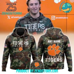 Clemson Football 2024 Military Appreciation Club Hoodie Pants Cap