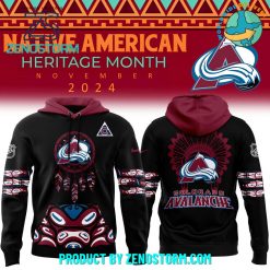 Colorado Avalanche 2024 NHL Native American Heritage Month Hoodie